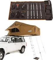Adventure Kings Roof Top Tent 4WD SUV + Complete 5 Bar Camping LED Light Kit 4X4