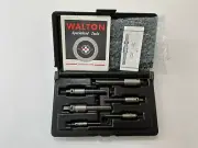 Walton Tools USA 18001 6pc 4 Flute 3/16"-1/2" Broken Tap Remover Extractor Set