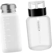 MERRYHAPY Nail Clean Bottle Set 2PCS Storage Bottles 200ml Capacity Leak Proof and Easy to Carry for Manicure Supplies