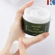 DEWYTREE Ultra Vitalizing Snail Cream 80ml Moisturizing Anti-Aging Cream NEW