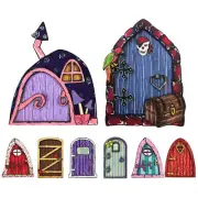 Solar Lighted Miniature Fairy Door for the Enchanted Garden Fairies and Gnomes