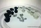 8 Ball Lock Disconnects & Beer Line & Hose Clamps fittings home brew cornelius