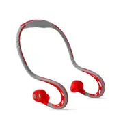 S20 HiFi Wireless bluetooth Earphone Stereo Flexible Neckband Sports Earhook Headsets with Mic RED COLOR
