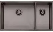 Oliveri Spectra 1 and 1/2 Bowl Sink Gun Metal SB35GM