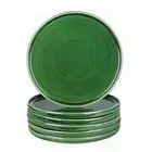 Dinner Plates Set - Porcelain 10 Inch Flat Steak Pasta Pizza Plate Home Party Re