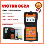 VICTOR 862A 862B 862C Portable Gauss Meter Magnetic Field Measuring Instrument✦K