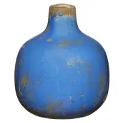 Blue Mini Vase Ceramic Art Makes A Great Gift