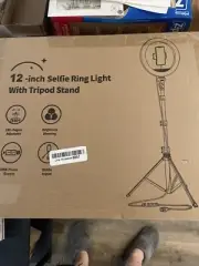 12 inch LED Selfie Ring Light Phone Holder Tiktok Video Makeup Live with stand