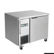 Thermaster Stainless Steel Single Door Workbench Fridge - Pizza Prep Fridges (TS900TN) - TS900TN