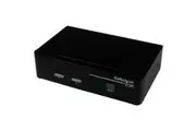 StarTech.com 2 Port USB DisplayPort KVM Switch with Audio - 2 Computer(s) - 1 Local User(s) - WQUXGA - 3840 x 2400 - 6 x USB - 3
