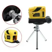 Pro 3D Laser Level Leveling Point/Line/Cross Horizontal Vertical 360° W/ Tripod