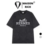 WASH MAISON RICH 高級 T 恤 HERMES PARIS 基本款 T 恤