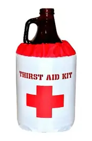 Barta System Growler Cover (Thirst Aid Kit) | Thick Clever Coozy Growler Sleeve