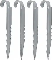 Trampoline Wind Stakes - Metal Trampoline Ground Anchors | Metal Swing Anchors Set of 4 for Garden, Outdoor Equipment Anchoring Tool