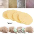 4Pcs/set Useful Soft Puff Face Makeup Remover Cleansing Washing Sponge Pad &SN