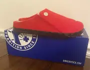 New W/ Box Birkenstock Zermatt Rivet Basic Red Narrow Fit Size 36 US 5 1028561