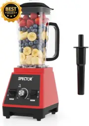 2L Commercial Blender 1600W High Speed Mixer Juicer Smoothie Ice Crush Red