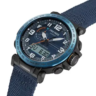 【CASIO】PROTREK PRG-601YB-2 太陽能登山錶系列/51mm/藍/公司貨【第一鐘錶】