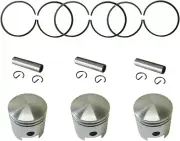 3 Set Piston Kit for 49Cc 66Cc 80Cc 2 Stroke Engine Motorized Bicycle