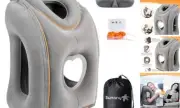 Travel Pillow, Upgraded Plane Pillow for Long Flights, Inflatable Neck Pillow