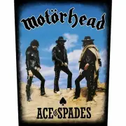 Motorhead Ace Of Spades Album Back Patch Official Rock Band Merch