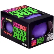 NeeDoh The Groovy Glob Funky Pup Purple 2.5 Small Stress Ball