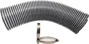 1Set 69860 41882 6" Lawn Vacuum Hose with 2Pcs Clamp for Agri-Fab