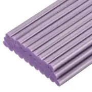 30pcs Mini Hot Glue Gun Sticks 4" x 0.28" for Glue Gun Metallic Purple