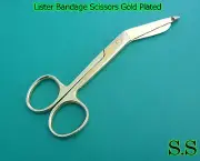 5 Bandage Scissors Nurses Surgical Instrument Full Gold