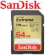 【公司貨】SanDisk 64GB 64G Extreme SD SDXC UHS-I U3 V30 (4.5折)