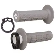 Odi V2 Half Waffle MX Lock-On Grips Grey - Soft Compound 1426010135
