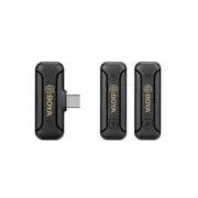 3pc Boya By-WM3T2-U2 2.4G Mini Wireless Microphone For Android Devices Black