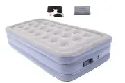 Twin Air Mattress Bed,16 Inches High Twin Airbed Twin Inflatable Mattress Bed...