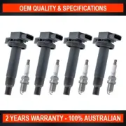 Swan Ignition Coil & NGK Spark Plug Pack for Toyota Echo Yaris 1.3L 2NZ (for: Toyota)