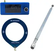 SI4732 0.5-108mhz Pocket Mini Radio HF SW MW VHF All Band Radio Receiver LSB USB AM FM 1.9in Screen with 2pcs Antenna