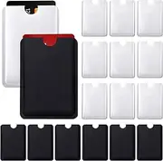 [OIIKI] 20PCS RFID Blocking Sleeves for Credit Card, Aluminum Foil RFID Card Holders, Waterproof Identity Card Protector Anti-scanning for Wallet or Purse for Wome, Men -White, Black