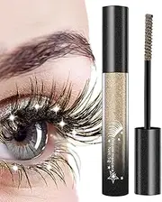 Glitter Mascara for Eyelashes | Waterproof Long Lash Mascara - Smudge-Resistant Sparkling Eyelashes Makeup Eyelash Tint Long-Lasting for Bachelor Parties Stage Use