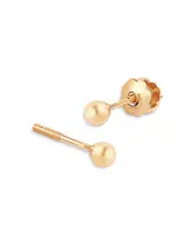 Bloomingdale's Fine Collection Children's Tiny Ball Stud Earrings in 14K Yellow Gold