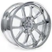 17x8 Resto R101 Laguna Milled Window Chrome Plated Wheel 5x5 (1mm)