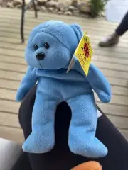 Skansen Beanie Kids Oliver The Baby Blue Bear With Tags