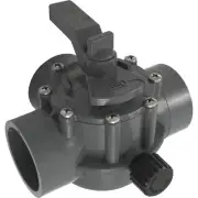 Diverter Valve, Jandy/Zod, 2"s/2-1/2"spg Pos Seal, 3 Way, Gray