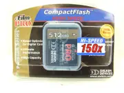 Delkin Film Pro 512MB High Speed 150X Compact Flash