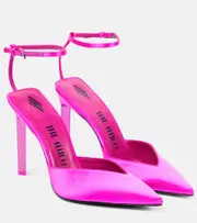 [The Attico] The Attico Perine 105 satin pumps AU 6 pink
