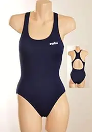 [Eyeline] GP506/14 Girls Surge Back CRP Polyester Swimwear Navy Size 14