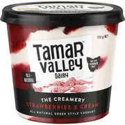 Tamar Valley Dairy Yoghurt Strawberry & Cream 700g