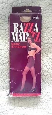 Soft Tan EX Large Razzamatazz Body Enhancer Pantyhose Made In Australia