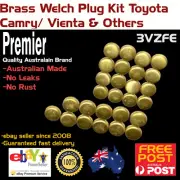 Brass Welch Plug Kit Brass Expansion Welsh Plugs Fits Toyota 3VZFE 3VZ-FE