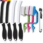 Crevice Cleaning Brush, 8PCS Grout Brush Set Toliet Cleaner, Scrub Brush Gap Cle