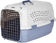 Amazon Basics 2-Door Top Load Hard-Sided Dog and Cat Kennel Travel Carrier, 58 Centimeters