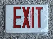 Lithonia Lighting Red Exit Sign Plate Fits ECR LED M6 Contractor Select Light